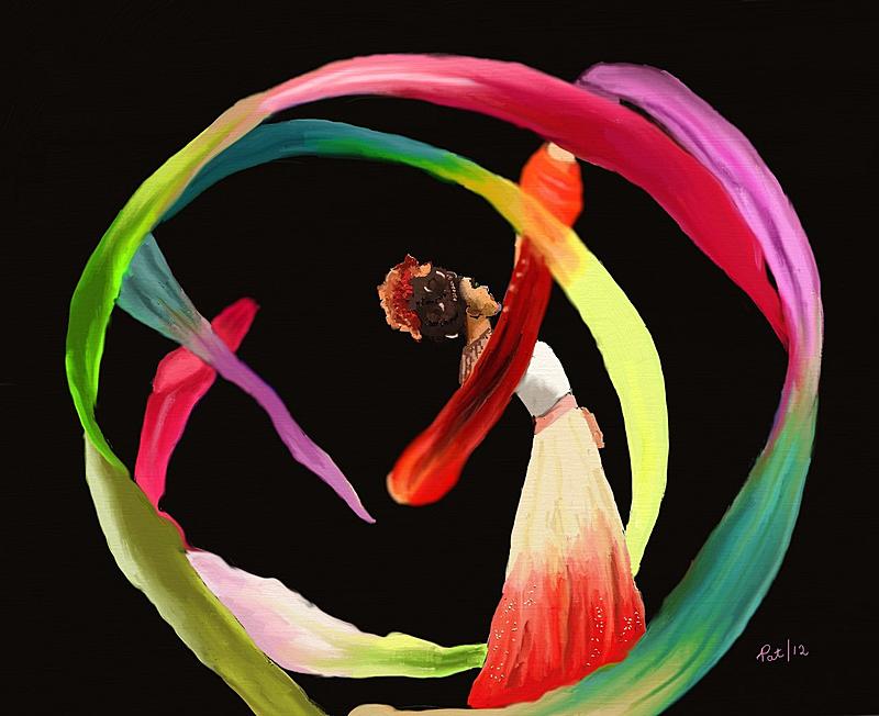 Chinese Ribbon Dancer