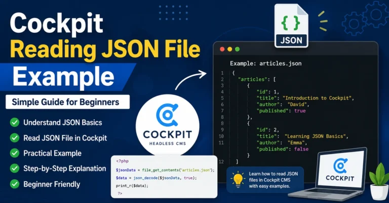 Cockpit Reading JSON File Example