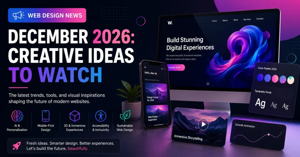 Web Design News December 2026