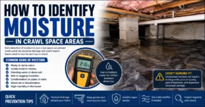How To Identify Moisture In Crawl Space Areas Moisture In Crawl Space