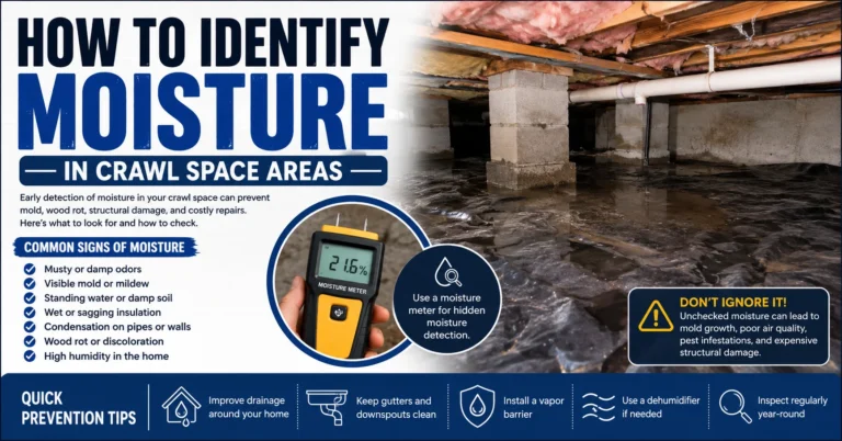 How To Identify Moisture In Crawl Space Areas Moisture In Crawl Space