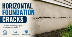 Horizontal Foundation Cracks