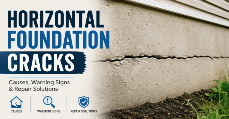 Horizontal Foundation Cracks