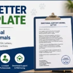 ESA Letter Template