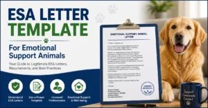 ESA Letter Template