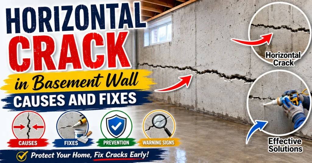 Horizontal Crack In Basement Wall