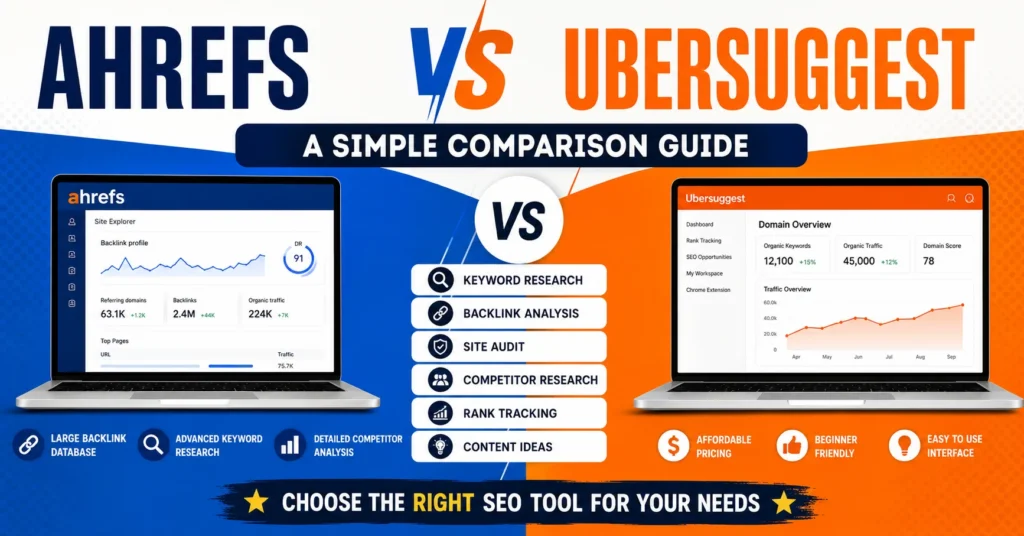 Ahrefs vs Ubersuggest