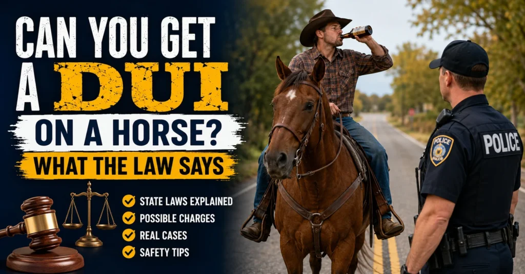 Can You Get A DUI On A Horse