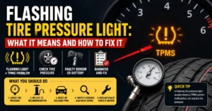 flashing tire pressure light