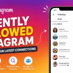 Recently Followed Instagram
