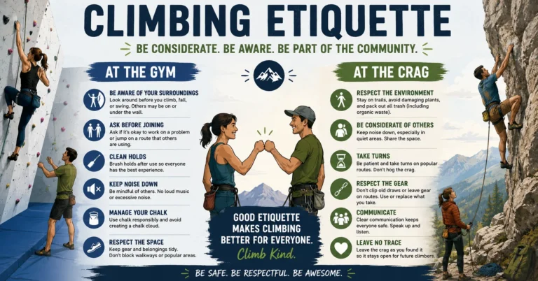 Climbing Etiquette At The Gym And Crag