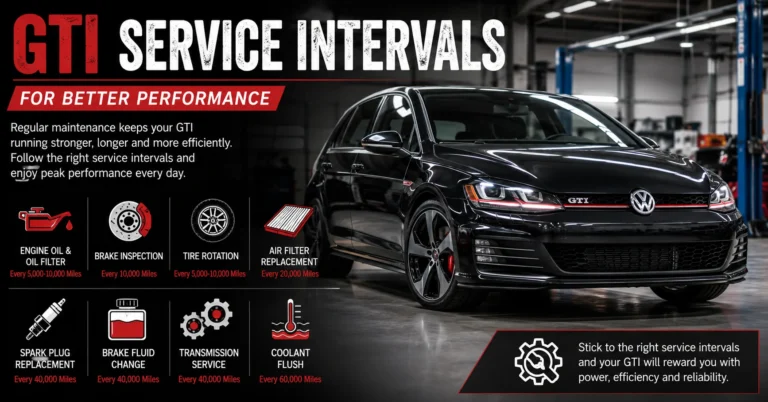 GTI Servuce Intervals For Better Performance GTI Servuce Intervals