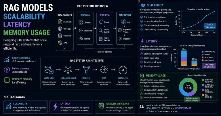 RAG Models Scalability Latency Memory Usage