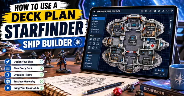 How To Use A Deck Plan Starfinder Ship Builder Deck Plan Starfinder Ship Builder