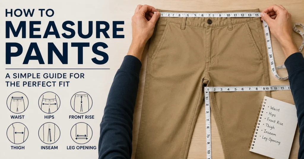 How To Measure Pants